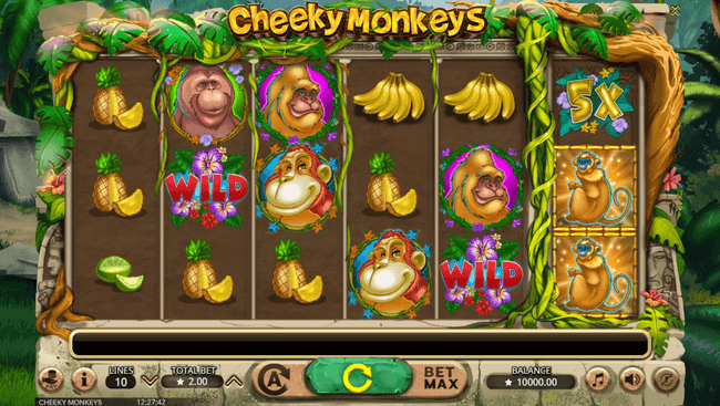 สล็อตแตกง่าย Cheeky Monkeys เกมใหม่มาแรง
